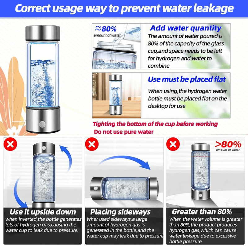 VitalDrop™ - Hydrogen Generating Water Bottle