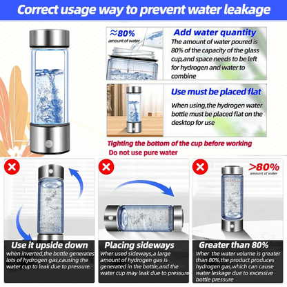 VitalDrop™ - Hydrogen Generating Water Bottle
