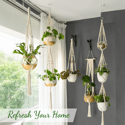 EarthKnot™ - Macrame Plant Pot Holder